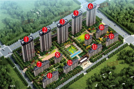 城南都市华城2室2厅1卫52.6万91m2出售